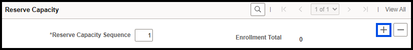 "Reserve Capacity Sequence-Plus Button"